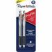 Paper Mate Profile Retractable Ballpoint Pens - Bold Medium Pen Point - Retractable - Black - Metal Stainless Steel Barrel - 2 / Pack | Bundle of 5 Packs