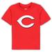 Toddler Red Cincinnati Reds Team Crew Primary Logo T-Shirt