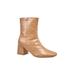 Women's Bina Bootie by French Connection in Tan Croco (Size 9 M)
