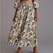 Anthropologie Skirts | Anthropologie - Forever That Girl - Floral Maxi Skirt - Size S | Color: Green/White | Size: S