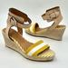 Coach Shoes | Coach Helen Espadrille Sandal Size 36 / 6 | Color: Tan/Yellow | Size: 6