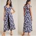 Anthropologie Dresses | Anthropologie Tate Floral Buttondown Dress Sz 12 | Color: Blue/White | Size: 12