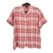 J. Crew Intimates & Sleepwear | J. Crew Flannel Pajama Shirt In Blush Tartan Short Sleeve Bd184 | Color: Pink/Red | Size: L