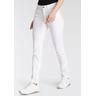 "Relax-fit-Jeans KANGAROOS ""RELAX-FIT HIGH WAIST"" Gr. 40, N-Gr, weiß (white) Damen Jeans"