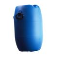 60 Litre Plastic Blue Tight Head Storage Barrel with Bungs, UN Approved, Food Grade