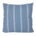 Foreside Home & Garden Throw Square Indoor/Outdoor Pillow Cover & Insert Polyester/Polyfill blend in Blue | 24 H x 24 W x 5 D in | Wayfair