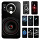 FHNBLJ Dj Haut-Parleur MUSIQUE TPU noir Housse de Téléphone Coque pour Xiaomi Redmi 5 5Plus 6 6A 4X