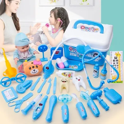 Ensemble de jouets de médecin pour enfants kit de jeu de simulation pour filles accessoires