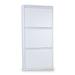 Latitude Run® 9 Pair Shoe Storage Cabinet Metal in White | 45 H x 20 W x 6 D in | Wayfair 064CA58568124EA58D5C50F5FCC7F15E