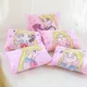 Housse de coussin motif Sailor Moon taie d'oreiller avec cœur rose décoration de chambre Kawaii