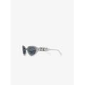 Michael Kors Empire Oval Sunglasses White One Size