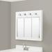 Design House White Concord Bathroom Medicine Cabinet Mirror