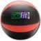 GoFit 8-Lb. Medicine Ball - Black/Red