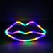 Lip Neon Sign Wall Decor Art LED Neon Light printing Women lips Home Decoration Bedroom Lounge Office led light decor sign Party Powered by USB/Battery