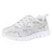 Pzuqiu Girls Boys Tennis Shoes Marble Print Simple Lightweight Sneakers Size 1 for Child Breathable Running Walking Outdoor