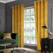 Innerwin Drapes Grommet Blackout Curtain Energy Efficient Curtains UV Protection Bedroom Thick Solid Panel Luxury Thermal Insulated Room Golden Yellow W:59 x H:71 / 150cm*180cm