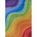 Couristan Rainbow Candiland Area Rug Multicolor 2 x 8 Runner