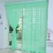 Wozhidaoke Curtains for Living Room 1 Pcs Pure Color Tulle Door Window Curtain Drape Panel Sheer Scarf Curtains for Bedroom Blackout Curtains G 20*17*3 G