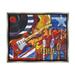 Stupell Industries Rock n Roll Music Tribute Painting Luster Gray Floating Framed Canvas Print Wall Art Design by Paul Brent