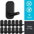 12x INNOPLUS White Coat Rack Wall Hooks for Hanging Towel Backpack Hat