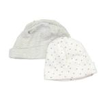 Pre-owned Nordstrom Unisex Grey | White Hat size: 0-6 Months