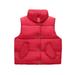 wozhidaoke baby boy clothes child kids toddler boys girls sleeveless winter solid coats jacket vest outer outwear outfits valentines day gifts for kids baby girl clothes