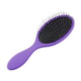 Unique Bargains 1 Pcs Anti-Static Paddle Hair Brush Barber Brush Tools for Men and Women Styling Comb Purple
