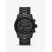 Michael Kors Oversized Runway Black-Tone Watch Black One Size