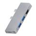 For Surface Pro 8 USB C Hub 4K -Compatible Adapter+2 USB 3.0 Reader SD/TF Card Reader Adapter for Surface Pro 8