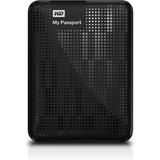 Open Box WD My Passport 2TB Portable External USB 3.0 Hard Drive Storage - Black