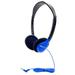 Personal On-Ear Stereo Headphone Blue | Bundle of 10 Each