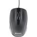 Verbatim Corded Optical Mouse - Black - Optical - Cable - Black - Scroll Wheel | Bundle of 5 Each