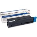 Oki Original Toner Cartridge - LED - 3000 Pages - Black - 1 Each | Bundle of 5 Each