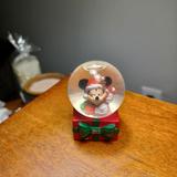 Disney Holiday | Disney 2013 Christmas Mickey Mouse Collectible Snowglobe New | Color: Green/Red | Size: Os