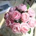 Wozhidaoke Fall Decor Artificial Fake Phantom Roses Flower Bridal Bouquet Wedding Party Home Decor Pk Christmas Decorations Home Decor Fake Plants Pink 29*8*4 Pink