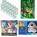 Assorted Puzzles 4 Pack Bundle: Bulk Lot Bundle Qty 12 Search For The Word Biblical Crossword Puzzle Books Saving Whiskers 300 Piece Jigsaw Puzzle by SunsOut Cardinal Disney Beauty and the Beast Wer