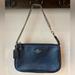 Coach Bags | Coach Navy Blue Nolita 19 Small Pebble Leather Wristlet | Color: Blue | Size: Os