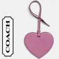 Coach Accessories | Coach Heart Ornament/ Bag Charm | Color: Purple | Size: 3 X 2 3/4