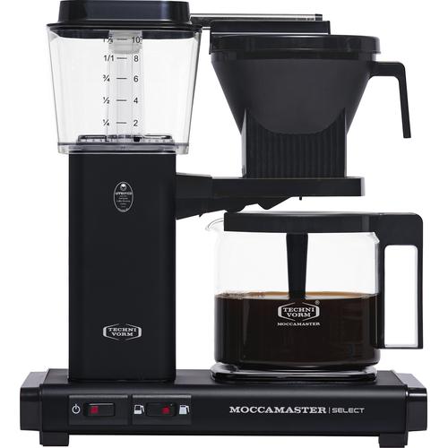 "MOCCAMASTER Filterkaffeemaschine ""KBG Select matt black"" Kaffeemaschinen Gr. 1,25 l, 10 Tasse(n), schwarz Filterkaffeemaschine"