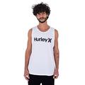 Hurley Herren Everyday One and Only Solid Tank Tshirt, weiß, M