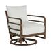Summer Classics Malibu Swivel Patio Chair w/ Cushions | 31.625 H x 30 W x 36.25 D in | Wayfair 313380+C939H716W716