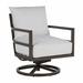 Summer Classics Santa Barbara Swivel Patio Chair | 34.25 H x 28.75 W x 36 D in | Wayfair 404831+C8994278N