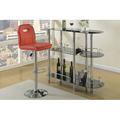 Latitude Run® Bar Set w/ Wine Storage Plastic/Acrylic/Glass | 42 H x 47 W x 18 D in | Wayfair 7F74E215B7AE4D54941F6446D2AE6383