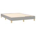 Latitude Run® Rensia Bed Frame Box Spring Platform Bed Mattress Foundation Bedroom Fabric Upholstered/Polyester in Gray | Wayfair