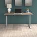 Bush Business Furniture Move 60 Series Height Adjustable Standing Desk Wood/Metal in Gray/Brown | 47.68 H x 71.01 W x 29.37 D in | Wayfair