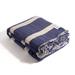 Latitude Run® 100% Cotton Blanket in Blue | 90 H x 63 W in | Wayfair 7456925AC41342A88ACCEA349B388323