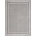 Gray/White 108 x 72 x 0.25 in Area Rug - Ebern Designs Nourison Essentials Grey Ivory Area Rug Polypropylene | 108 H x 72 W x 0.25 D in | Wayfair