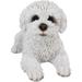 Winston Porter Karmesha Puppy Figurine Resin in Blue/White | 4.75 H x 7.75 W x 4.25 D in | Wayfair 792C4D28C5D240BF862F319251C0EC71