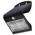 Applique Murale Solaire led avec Détecteur de Mouvement, 3,2 w, Noir, solution d'éclairage pour les