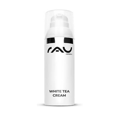 RAU Cosmetics White Tea Cream - Antifaltencreme mit Weißem Tee, Aloe Vera, Shea Butter & Panthenol 50 ml Creme